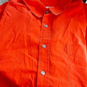 Armani Exchange orange shirt
